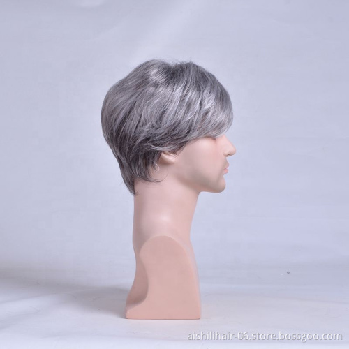 Anime Cosplay short hair wig black butler grey man cheap Bob fashion party synthetic wig